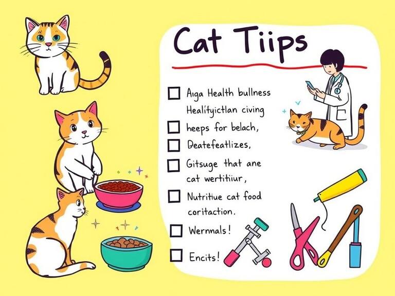 Cat Tips Guide Feline Health Checklist: Key Tips for Cat Owners
