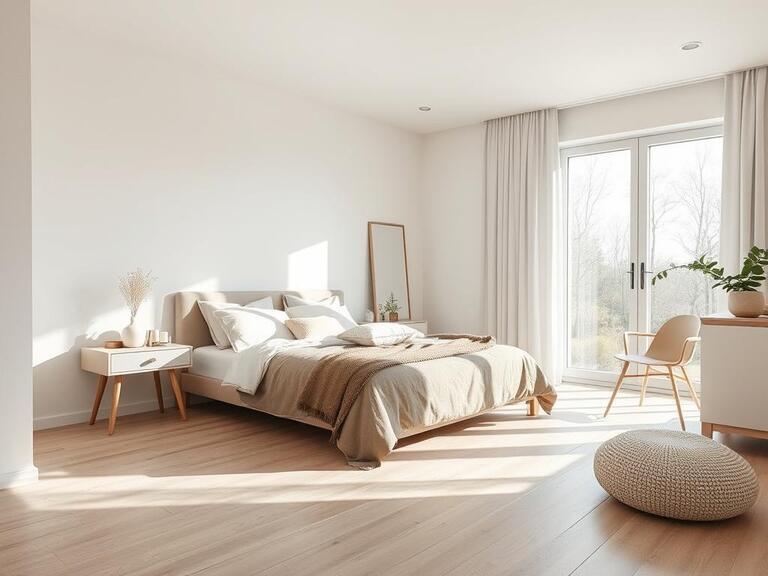 Scandinavian Bedroom Design for a Simple Look