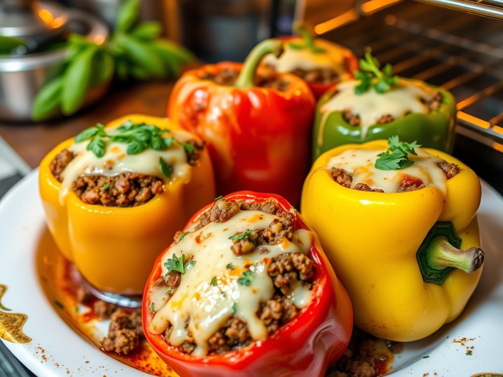 oven-baked peppers oven-baked peppers