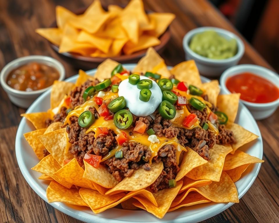 Beef Nachos Supreme: The Ultimate Snack for Party or Movie Night