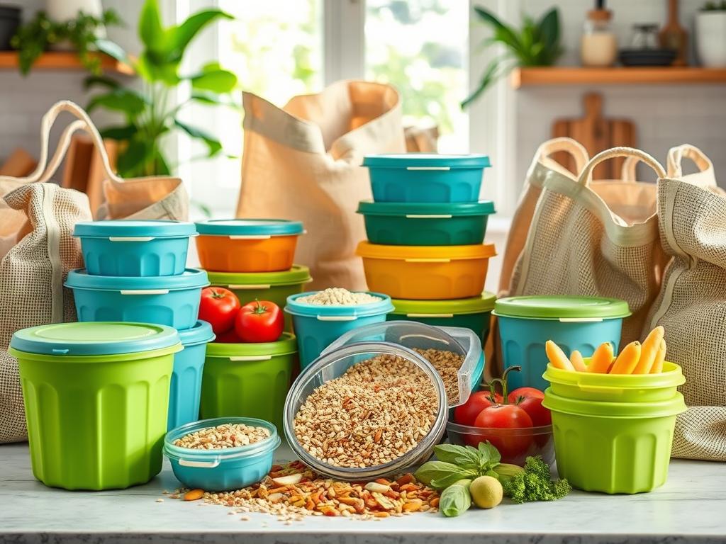 Reusable containers for zero waste shopping Reusable containers for zero waste shopping