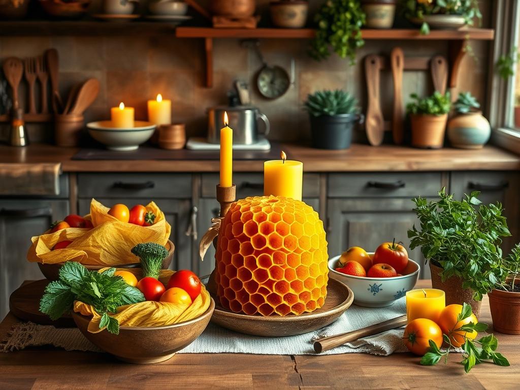 Traditional uses of beeswax in sustainable kitchen