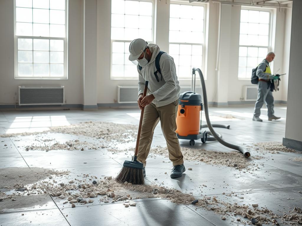 Lead Dust Cleanup Process